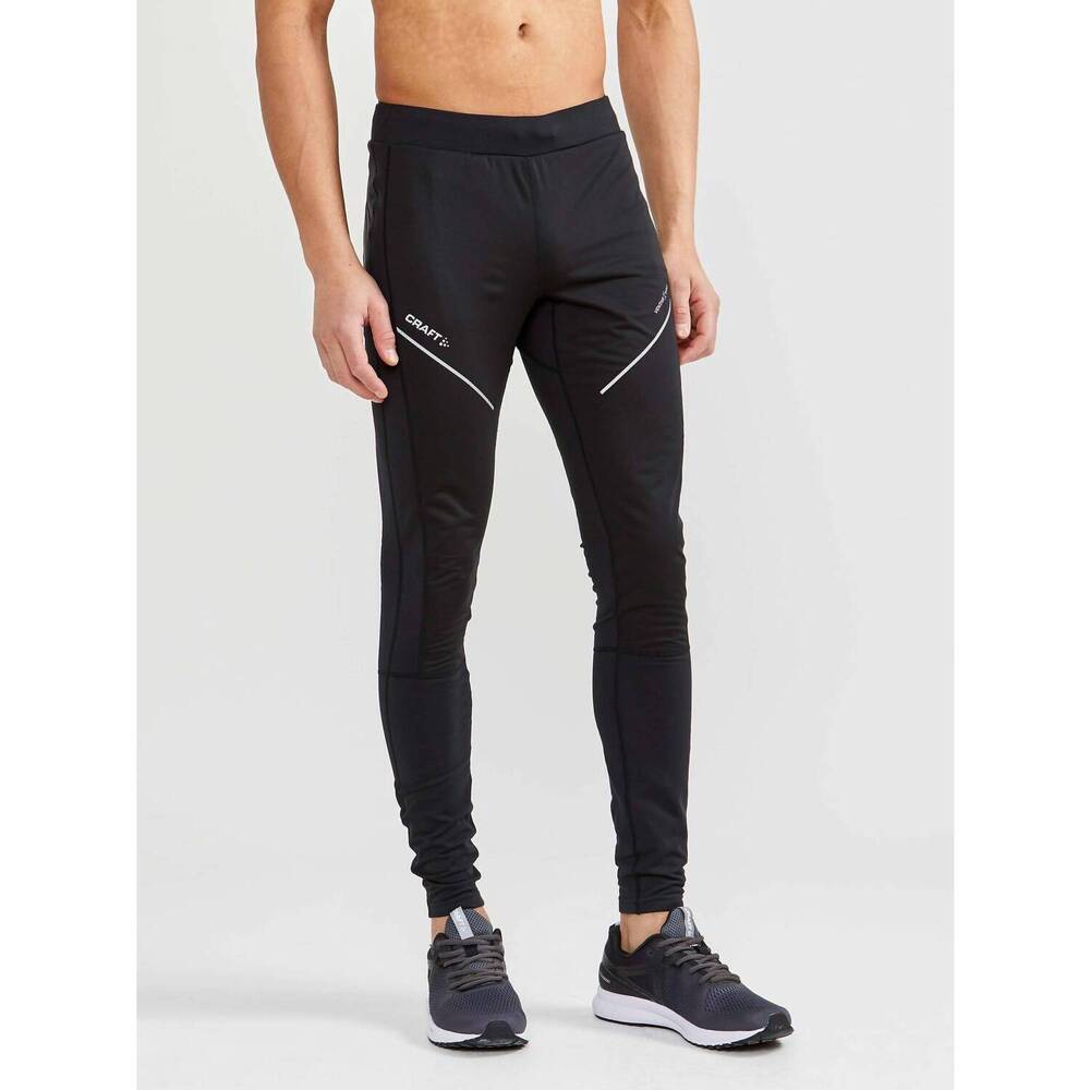 NEW CRAFT wind tights pants in black